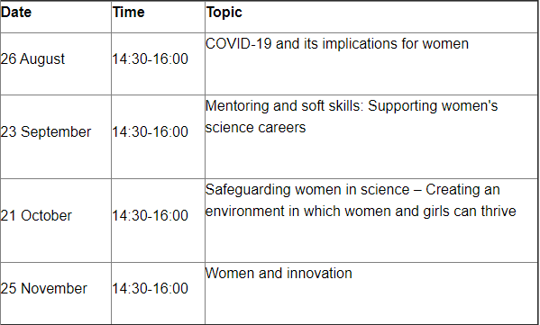 DSI Women's Webinar